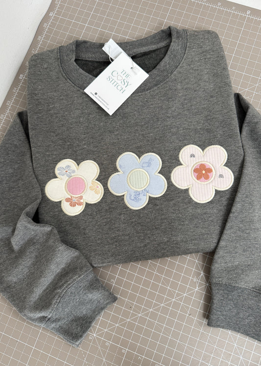 Keepsake Sweatshirt | Flowers & Hearts