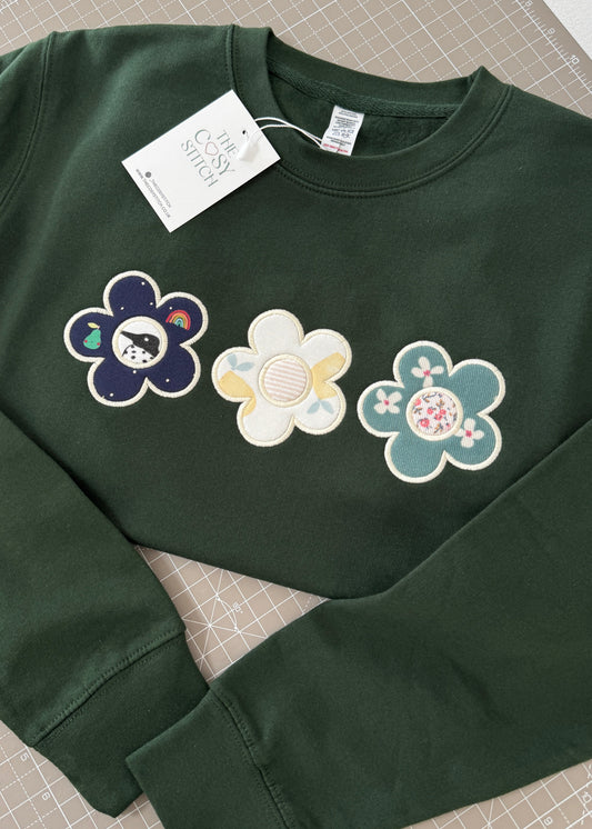 Keepsake Sweatshirt | Flowers & Hearts