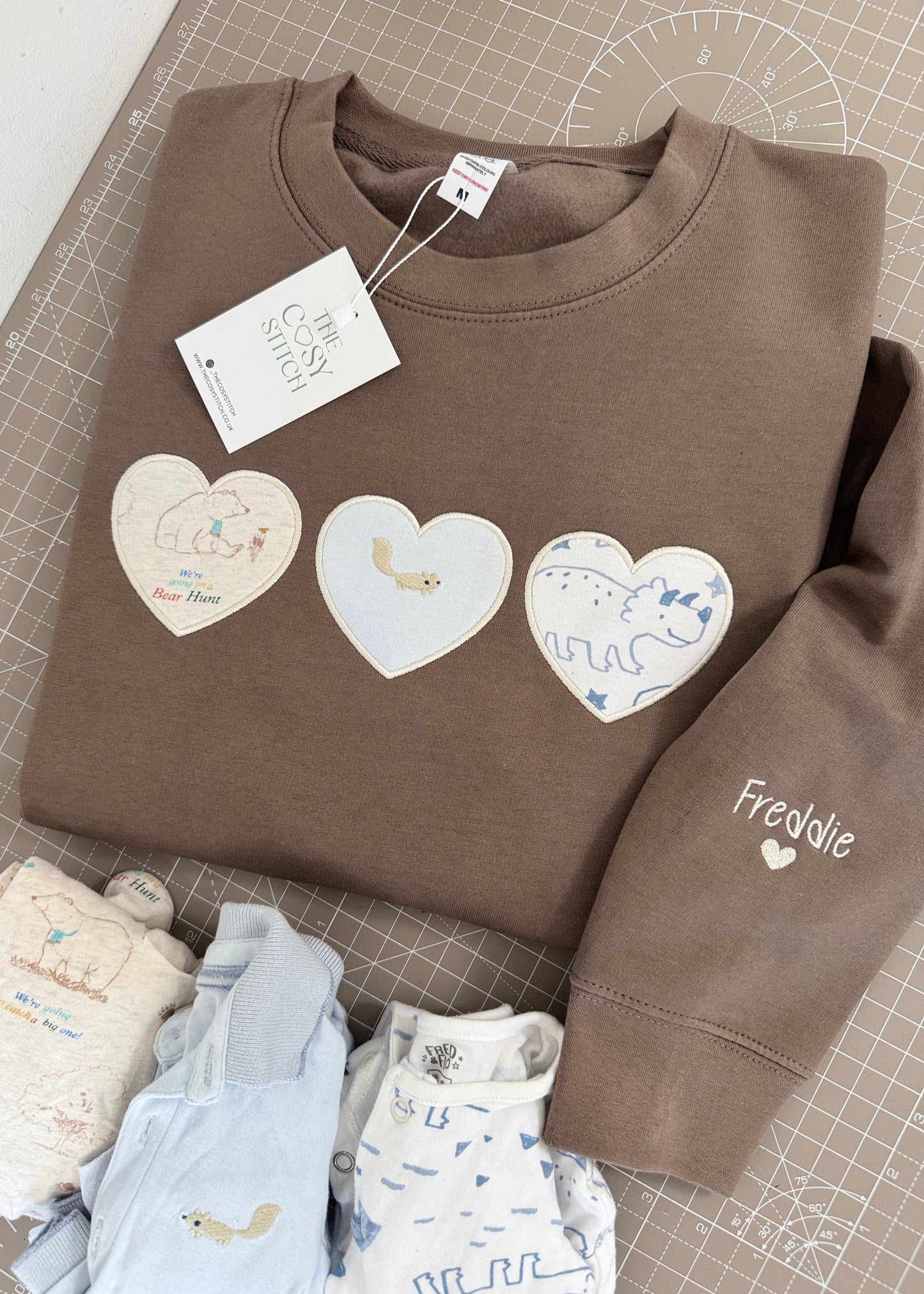 Keepsake Sweatshirt | Flowers & Hearts